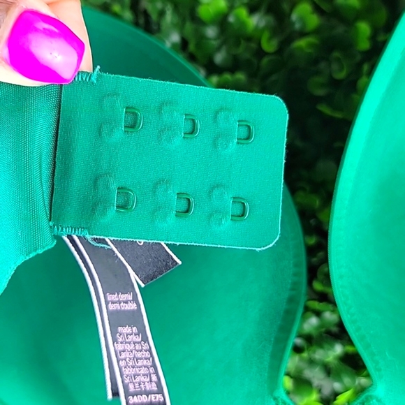 Victoria's Secret Womens Lined Padded Demi Bra Green Size 34DD - Picture 6 of 11